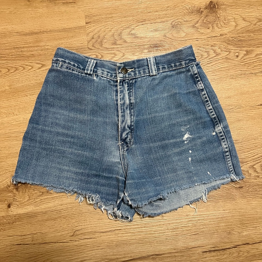 La Disco Vintage Distressed Denim Women's Shorts